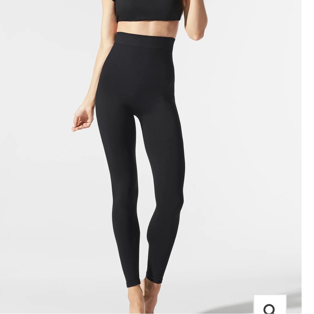 Blanqi High Waisted Postpartum Leggings Black Medium